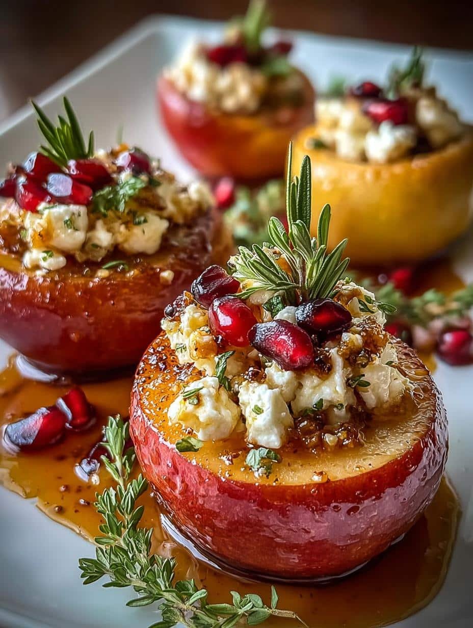 Delicious Baked Apples with Feta and Honey Recipe 2 Delicious Baked Apples with Feta and Honey Recipe - Baked Apples with Feta - main visual representation