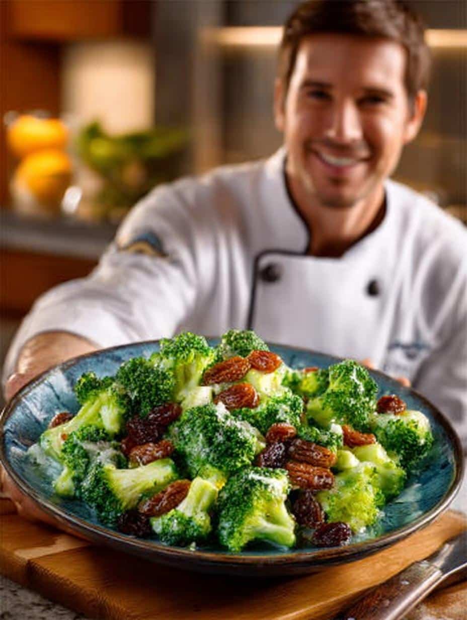 Irresistible Broccoli Salad with Raisins for Your Feast 3 Irresistible Broccoli Salad with Raisins for Your Feast - Broccoli Salad with Raisins - additional detail