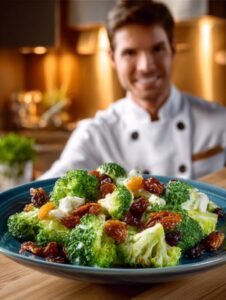 Broccoli Salad with Raisins