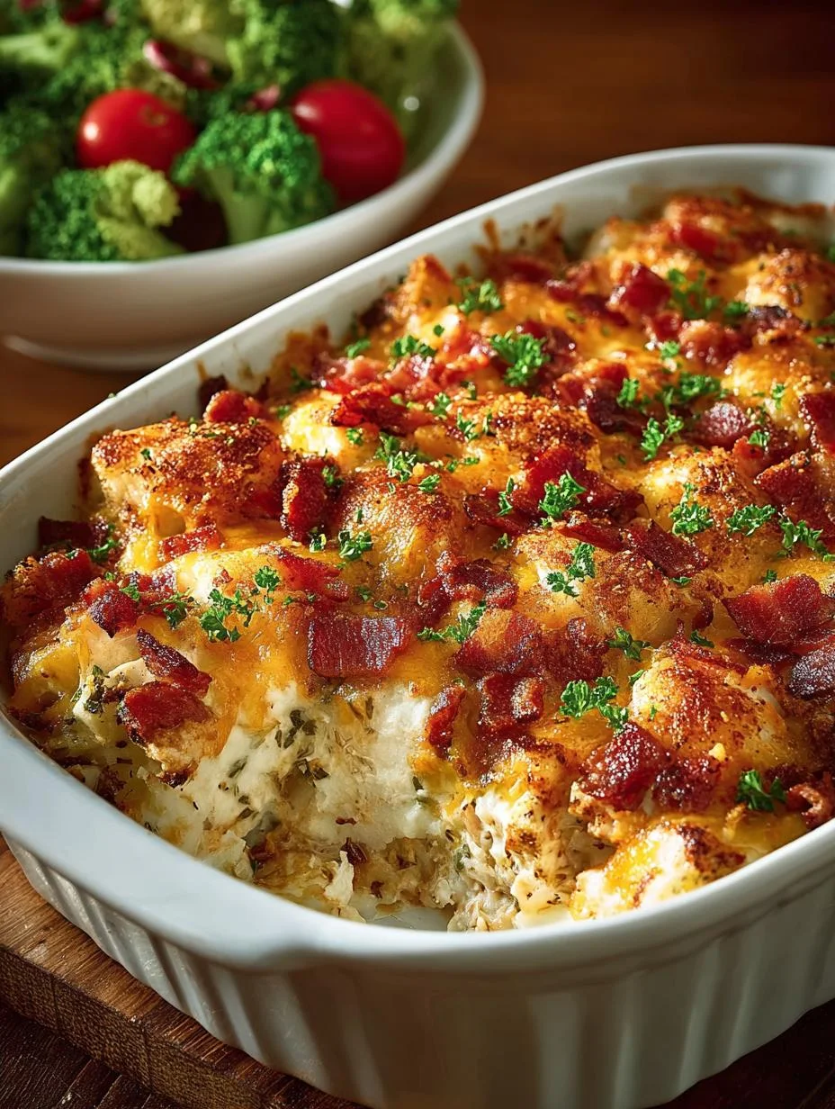 Chicken Beef Bacon Ranch: A Comforting Casserole Delight 1 Chicken Beef Bacon Ranch