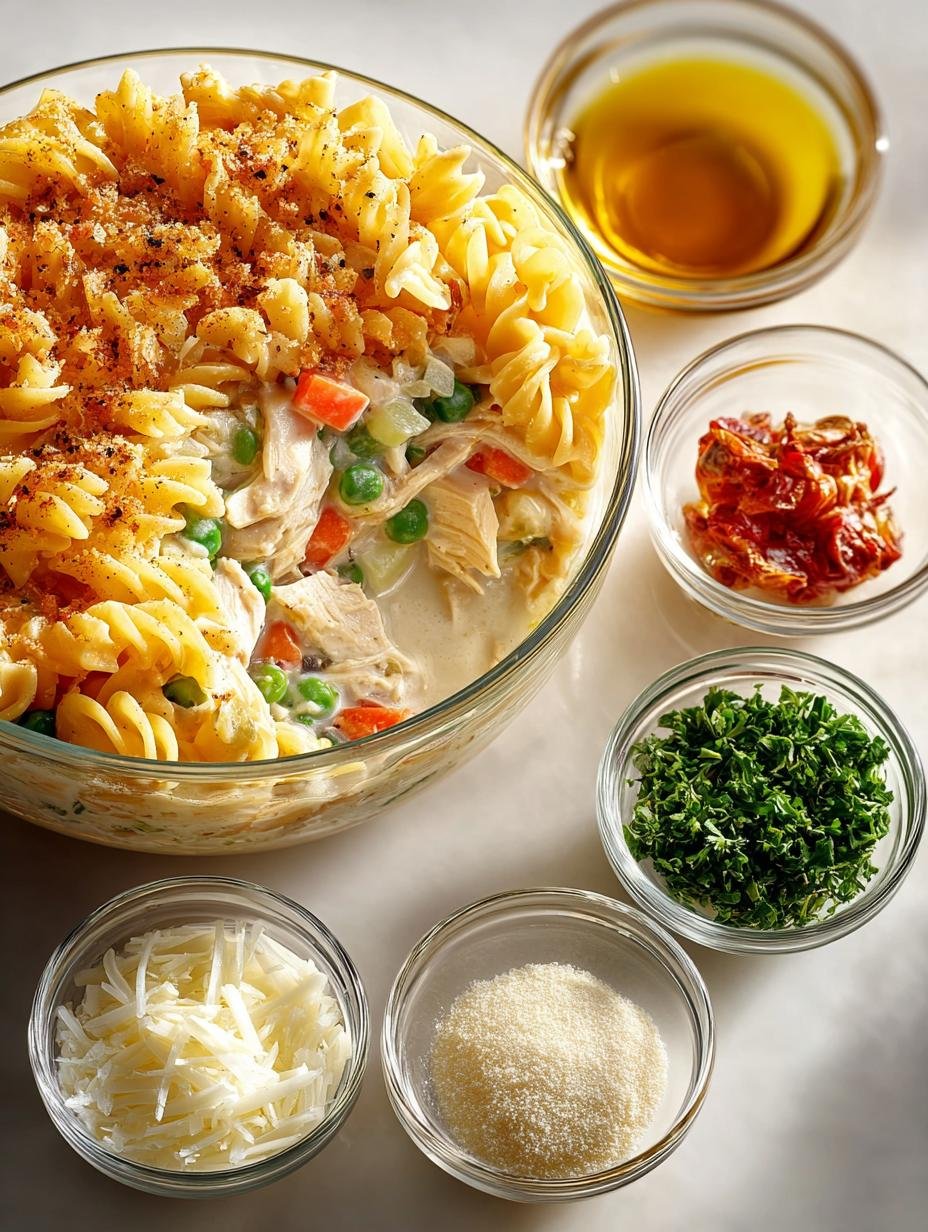 Delicious Chicken Pot Pie Pasta for Comforting Evenings - Chicken Pot Pie Pasta - additional detail
