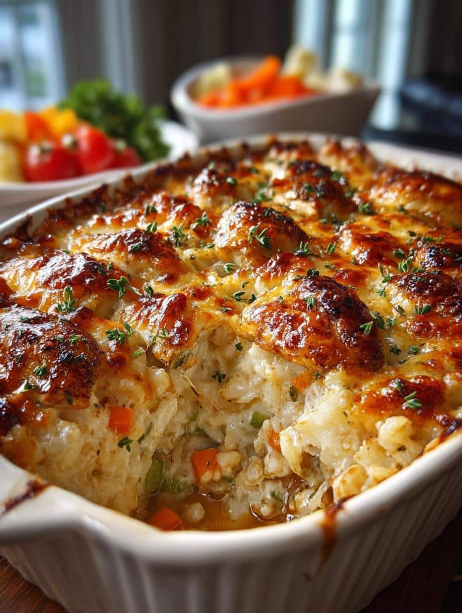 Magical Chicken Rice Casserole Dinner in 60 Minutes - Chicken Rice Casserole Dinner - main visual representation