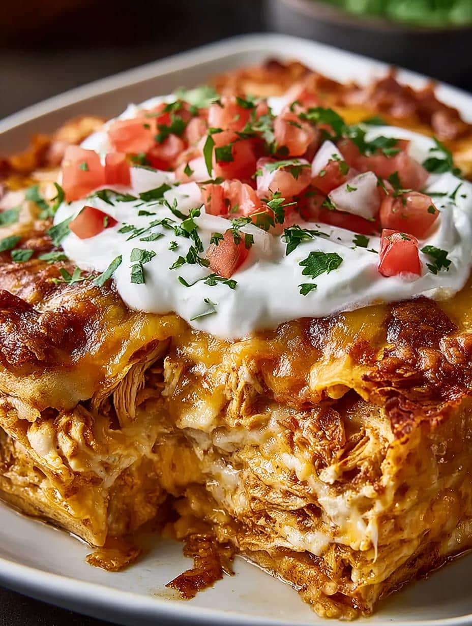 Chicken Taco Casserole Flavorful