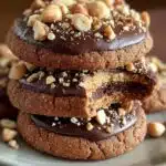 Chocolate Hazelnut Crunch Cookies