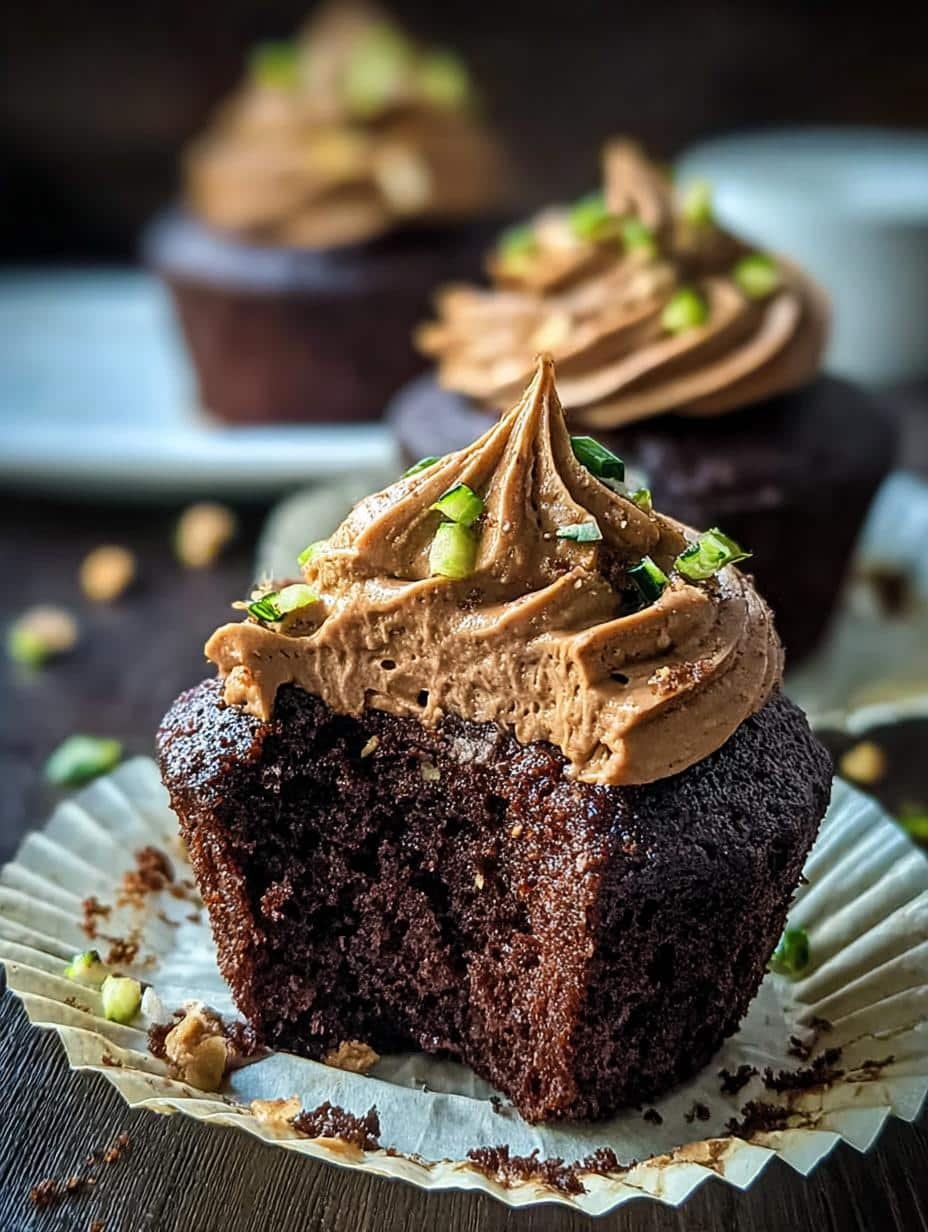 Chocolate Zucchini Cupcakes
