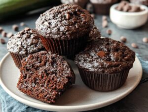 Chocolate Zucchini Muffins