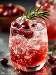 Christmas Cranberry Spritzer