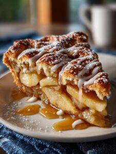 Cinnamon Roll Apple Pie