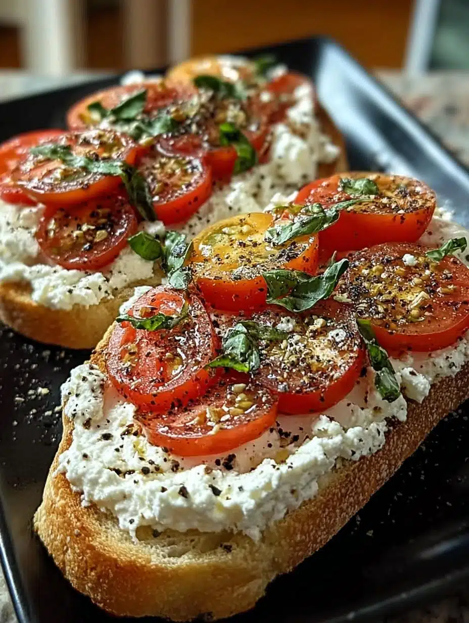 Cottage Cheese Tomatoes Toast: 1 Fast, Tasty Meal - Cottage Cheese Tomatoes Toast - additional detail