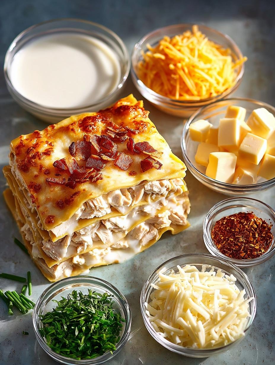 Crack Chicken Lasagna