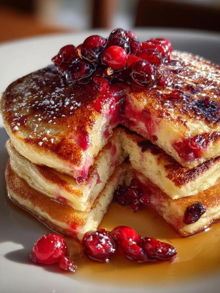 Cranberry Orange Pancakes