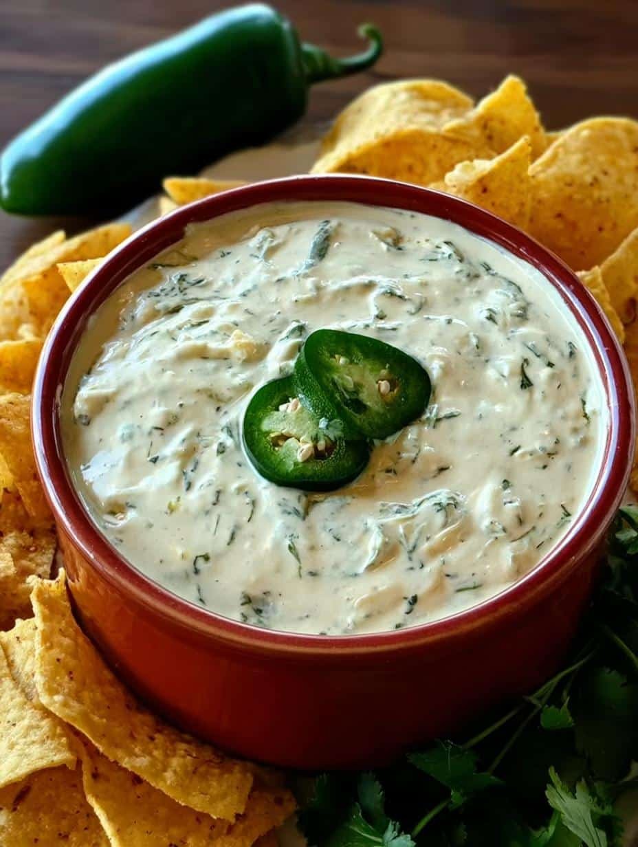 Incredible Creamy Jalapeno Dip Perfection - Creamy Jalapeno Dip - additional detail