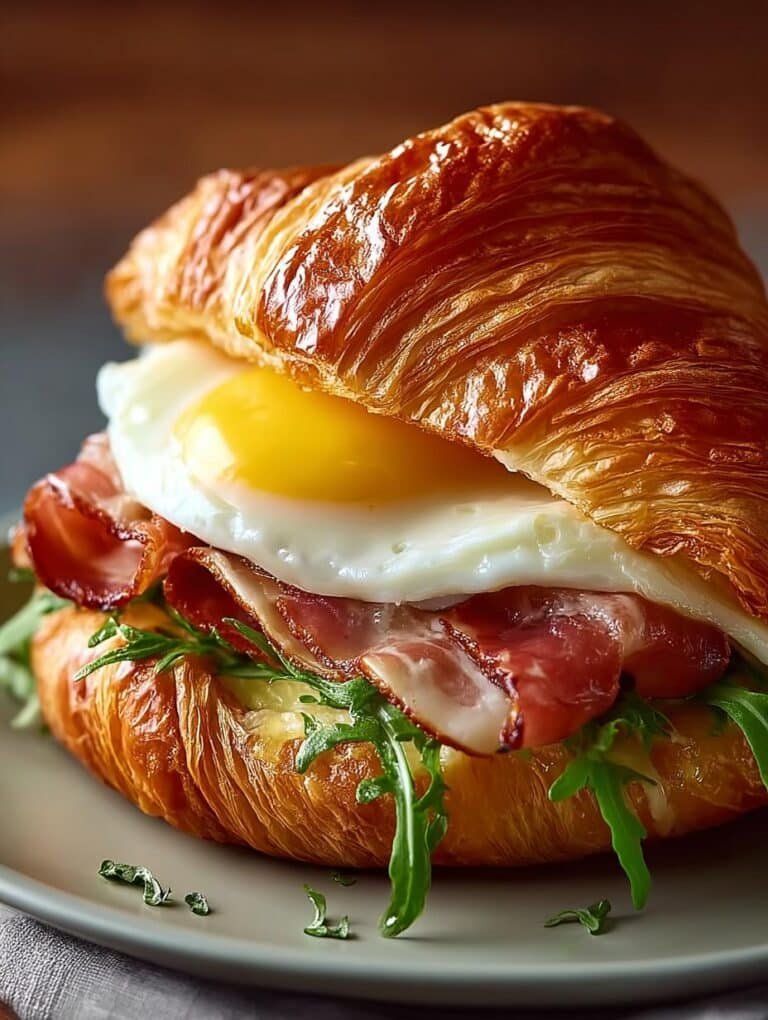 Croissant Breakfast Sandwich Start