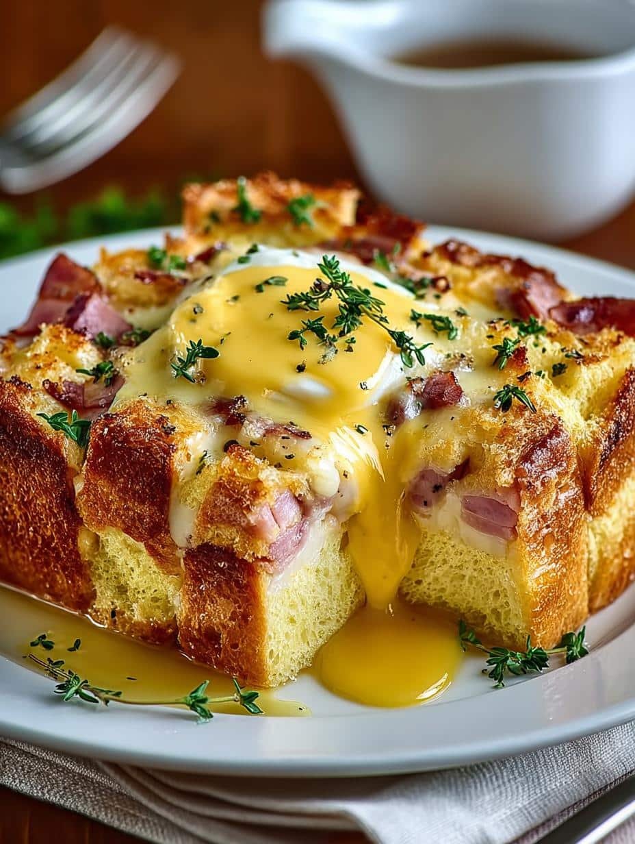 Eggs Benedict Casserole Brunch: 12 Servings of Delight 3 Eggs Benedict Casserole Brunch: 12 Servings of Delight - Eggs Benedict Casserole Brunch - additional detail