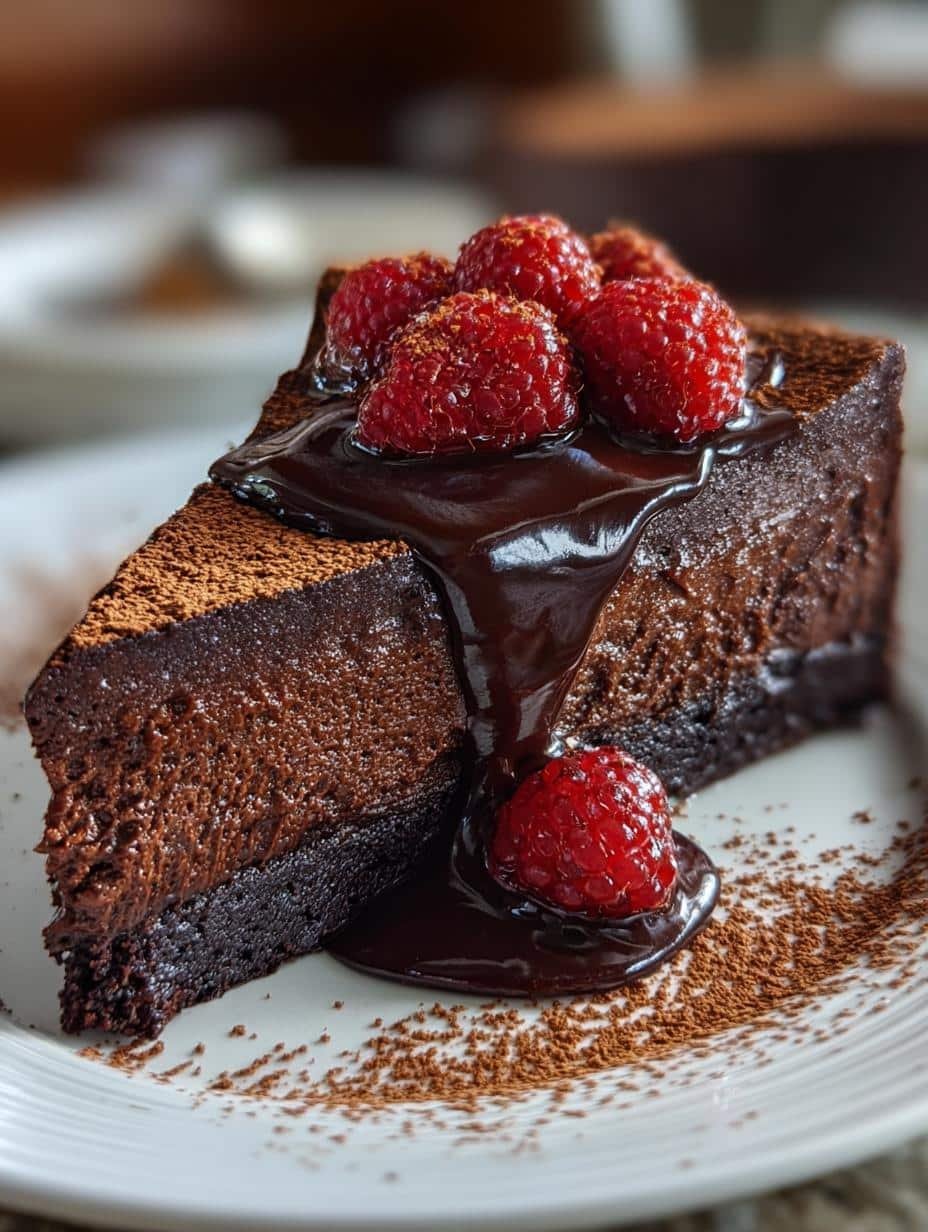 Flourless Chocolate Torte with Raspberries: A Decadent Delight 1 Flourless Chocolate Torte with