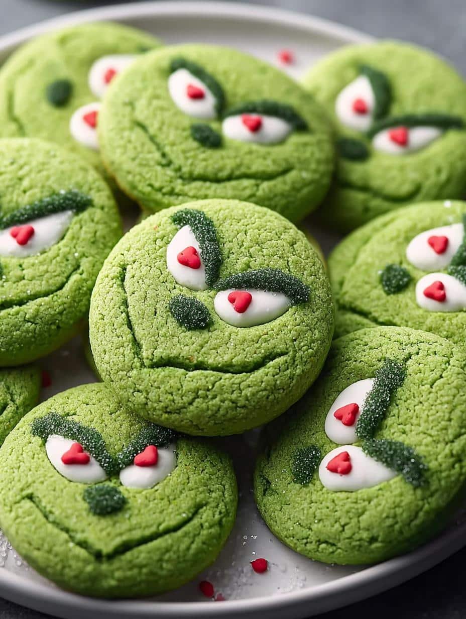 Grinch Sugar Cookies: 12 Festive Treats to Spread Joy 3 Grinch Sugar Cookies: 12 Festive Treats to Spread Joy - Grinch Sugar Cookies - additional detail