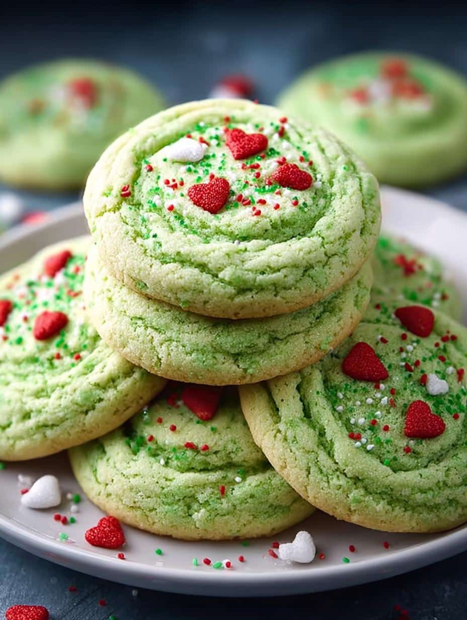Grinch Sugar Cookies: 12 Festive Treats to Spread Joy 1 Grinch Sugar Cookies