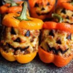 Halloween Stuffed Peppers