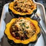 Irresistible Stuffed Acorn Squash