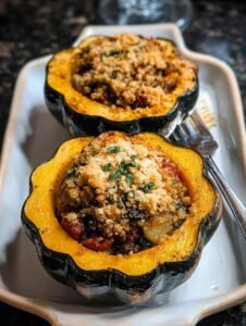 Irresistible Stuffed Acorn Squash