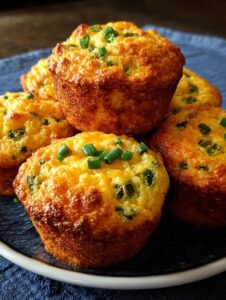 Jalapeno Cheddar Cornbread Muffins