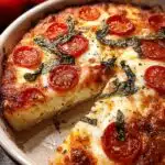 Pizza Cottage Cheese Bake