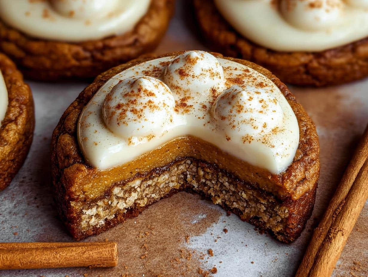 Pumpkin Cheesecake Cookies: 1 Easy Fall Bliss - Pumpkin Cheesecake Cookies - additional detail