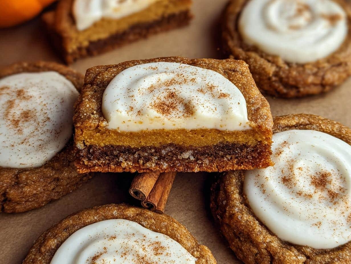 Pumpkin Cheesecake Cookies: 1 Easy Fall Bliss - Pumpkin Cheesecake Cookies - additional detail
