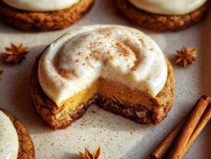 Pumpkin Cheesecake Cookies