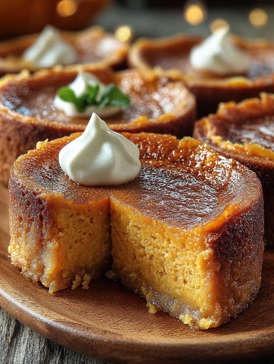 Creamy Pumpkin Queijadas That Melt in Your Mouth - Pumpkin Queijadas - additional detail