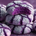Purple Crinkle Cookies Ube