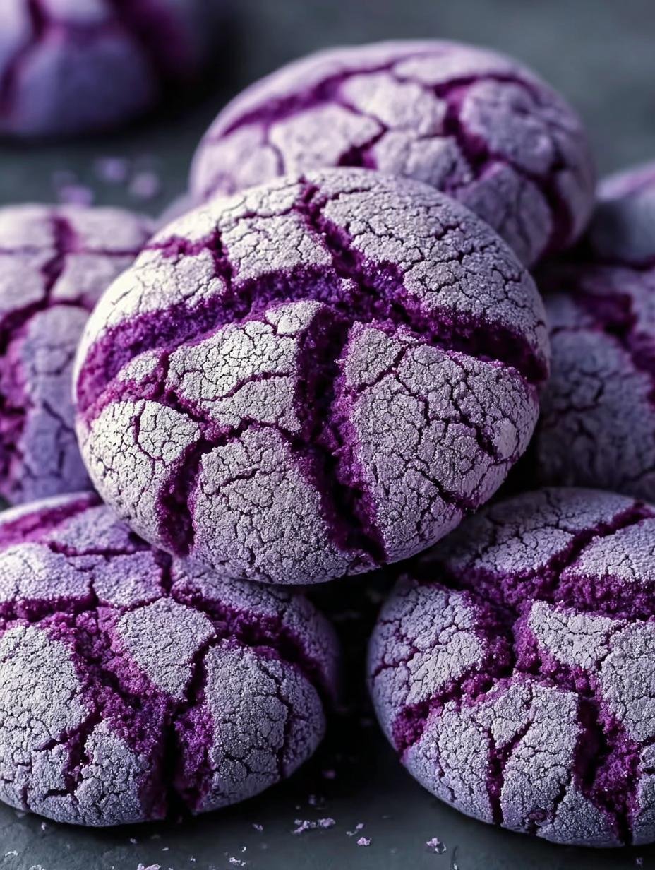 Purple Crinkle Cookies Ube: 7 Reasons to Love This Treat 3 Purple Crinkle Cookies Ube: 7 Reasons to Love This Treat - Purple Crinkle Cookies Ube - additional detail