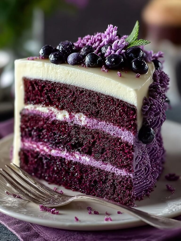 Purple Velvet Cake Rich
