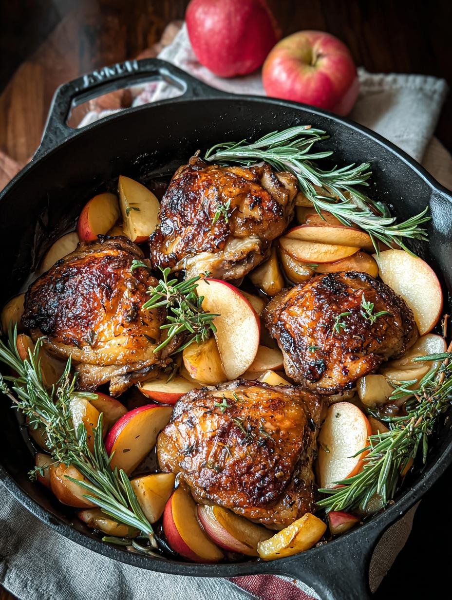 Rosemary Apple Cider Chicken: 15-Min Prep Comfort Meal - Rosemary Apple Cider Chicken - additional detail