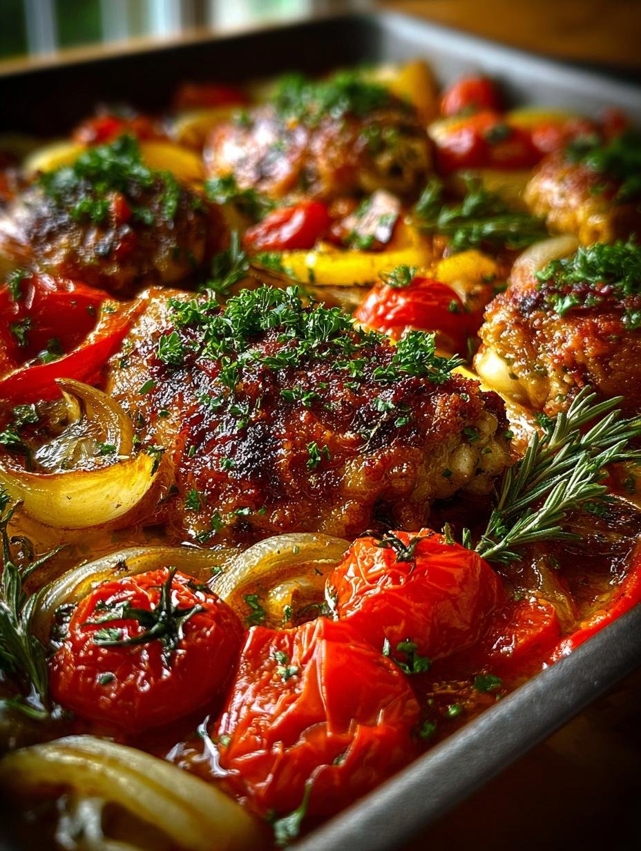 Sheet Pan Chicken Cacciatore: 35-Minute Family Delight 2 Sheet Pan Chicken Cacciatore: 35-Minute Family Delight - Sheet Pan Chicken Cacciatore - main visual representation