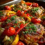 Sheet Pan Chicken Cacciatore