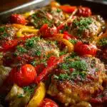 Sheet Pan Chicken Cacciatore