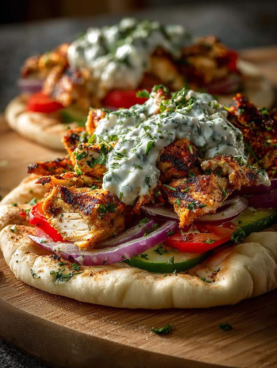Sheet Pan Chicken Gyros: 40-Minute Flavorful Delight 2 Sheet Pan Chicken Gyros: 40-Minute Flavorful Delight - Sheet Pan Chicken Gyros - main visual representation