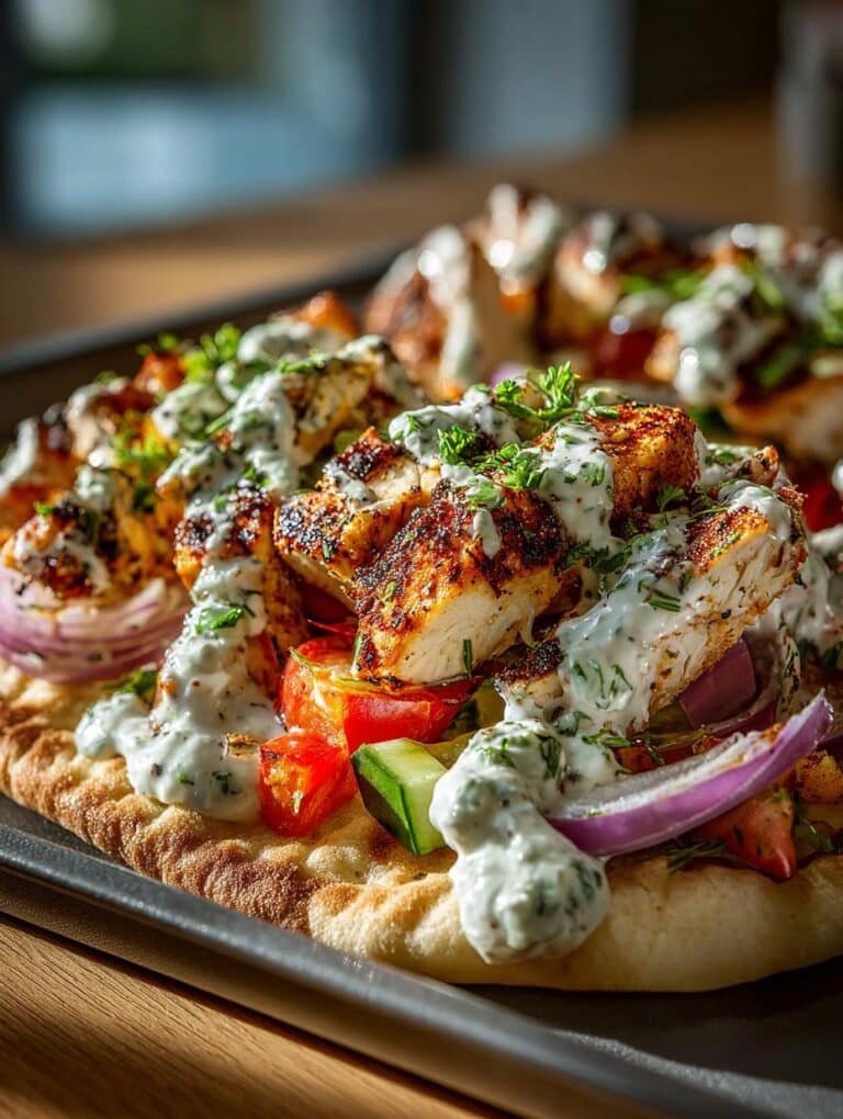 Sheet Pan Chicken Gyros