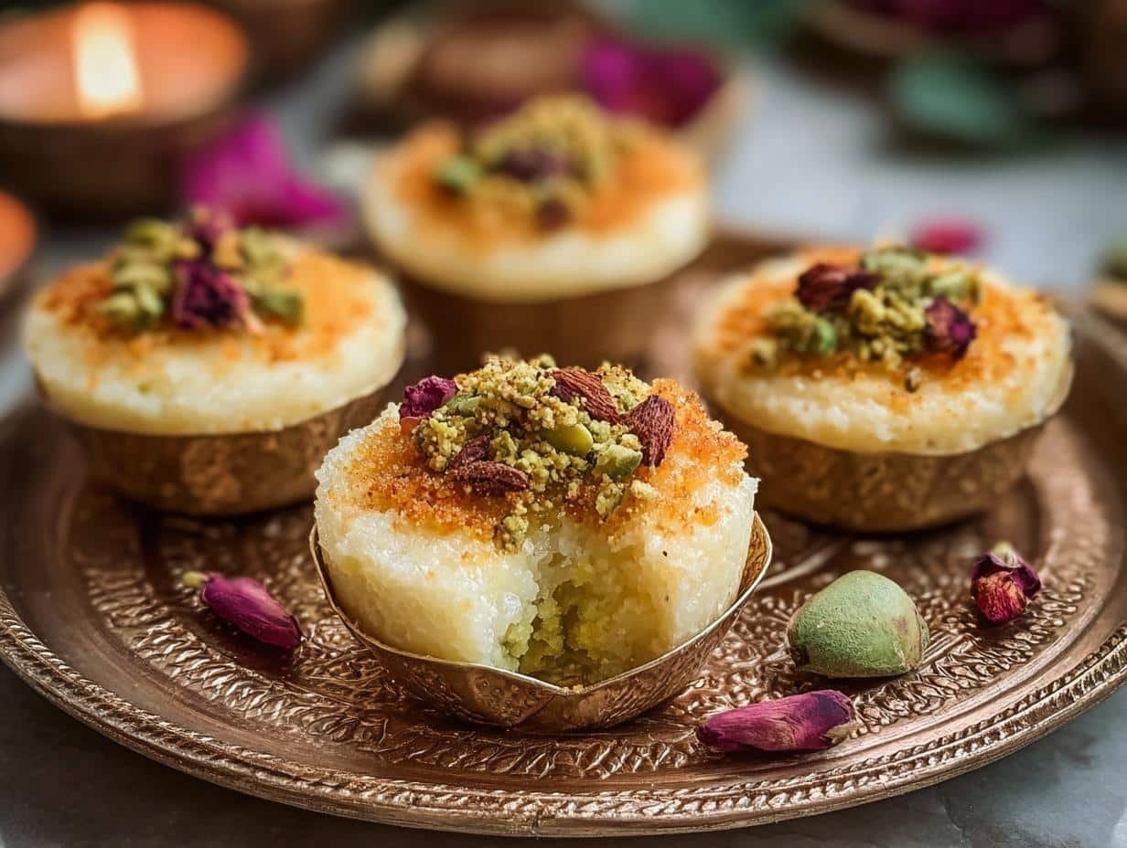 Sitaphal Phirni Motichoor Cups: Magical 1 Trick Dessert - Sitaphal Phirni Motichoor Cups - additional detail