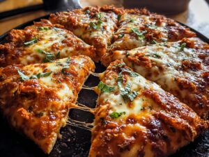 Skillet Crispy Cheese Buffalo