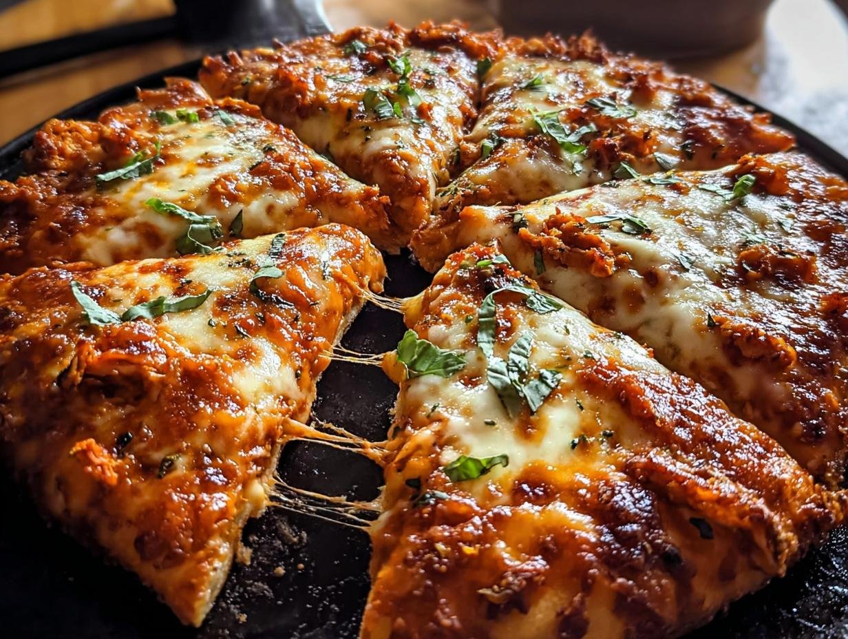 Skillet Crispy Cheese Buffalo