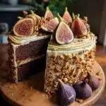 Spiced Fig Hazelnut Cake