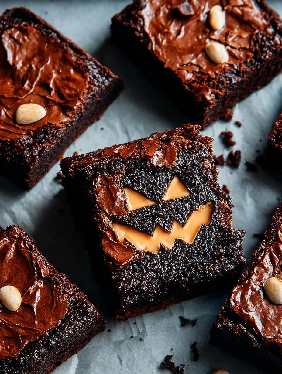 Spooktacular Halloween Brownies: Ghoulish Delight - Spooktacular Halloween Brownies Ghoulish - main visual representation