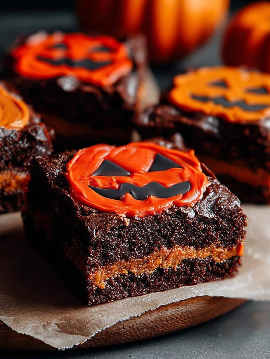 Spooktacular Halloween Brownies: Ghoulish Delight - Spooktacular Halloween Brownies Ghoulish - additional detail