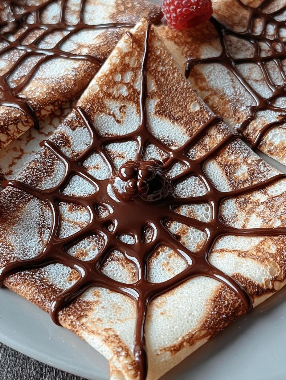 Spooky Spiderweb Crepes: 5 Stunning Halloween Bites - Spooky Spiderweb Crepes For - additional detail