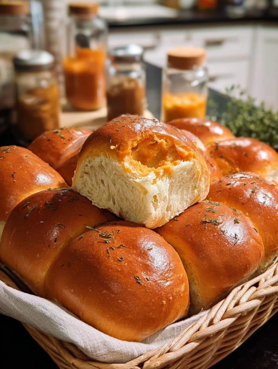 Sweet Potato Dinner Rolls: Amazing 1-Hour Bake - Sweet Potato Dinner Rolls - additional detail
