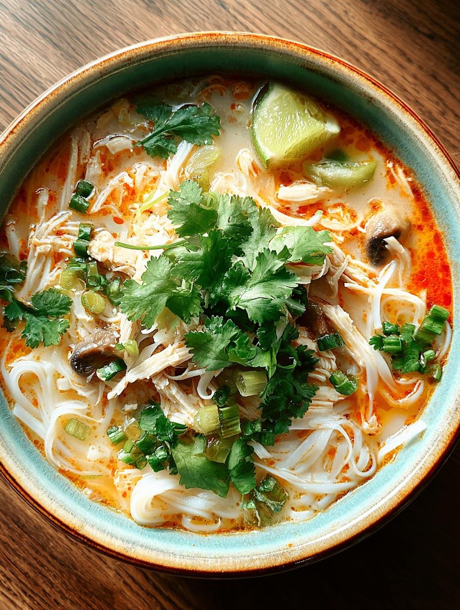Thai Chicken Soup Noodles: 1 Comforting Bowl - Thai Chicken Soup Noodles - additional detail