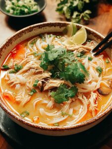 Thai Chicken Soup Noodles: 1 Comforting Bowl 5 Thai Chicken Soup Noodles