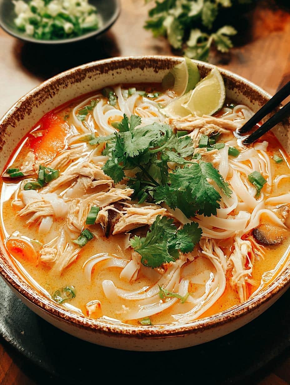 Thai Chicken Soup Noodles